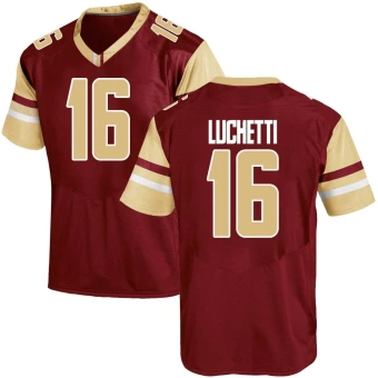 Men's Boston College Eagles Joey Luchetti Maroon Team Color Jersey - Game