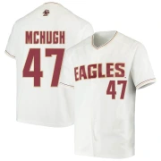 Men's Boston College Eagles Nate McHugh Performance Baseball Jersey - Replica White